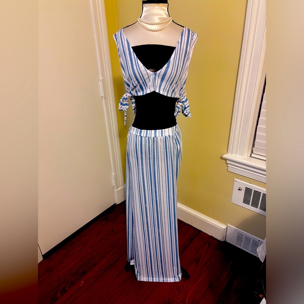ASOS Striped Two-Piece Set NWT
